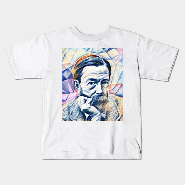 John Addington Symonds Portrait | John Addington Symonds Artwork 12 Kids T-Shirt by JustLit